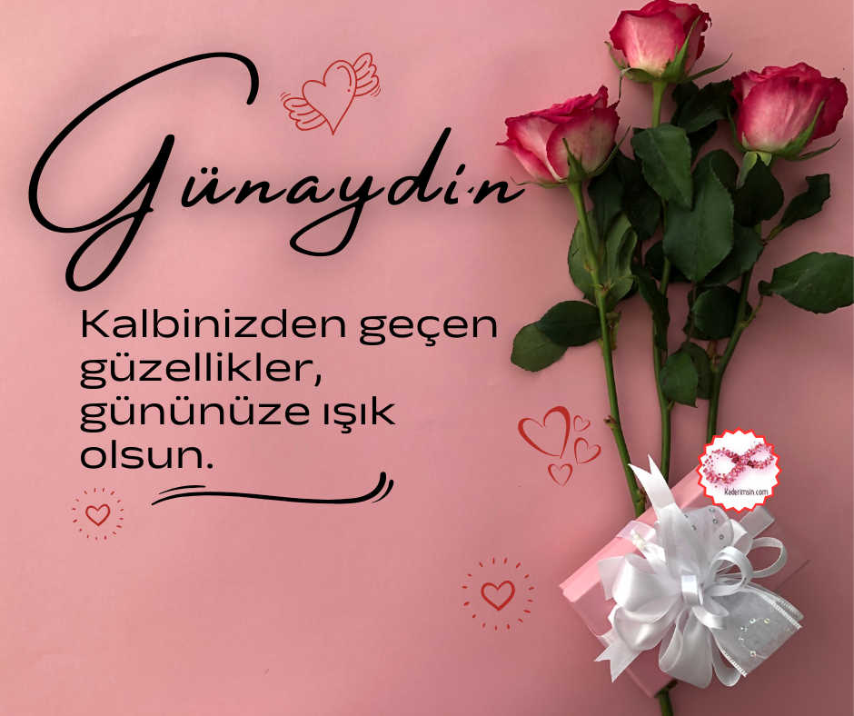 Mutlu bir gün olsun. Günaydın