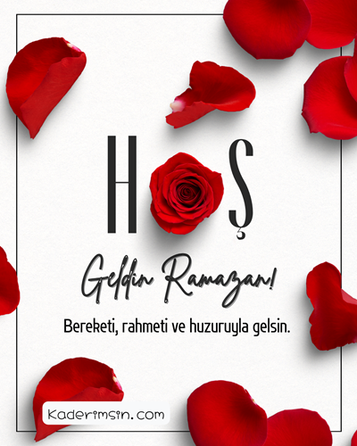 Ramazan geldi, gönüller şenlendi.