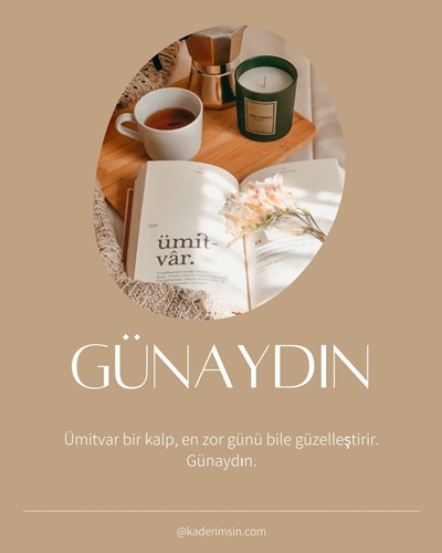 kahveli sabah mesajı görseli