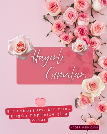 Bereket temalı anlamlı resimli Cuma mesajı