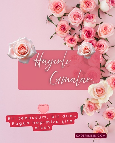 Bereket temalı anlamlı resimli Cuma mesajı