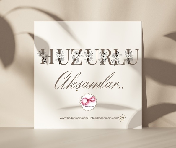 Akşam için kısa mesaj