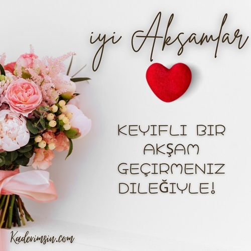 Akşam tebriği resmi