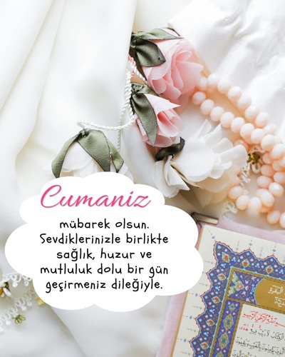 Sevdiklerinize gönderebileceğiniz anlamlı Cuma mesajı resmi