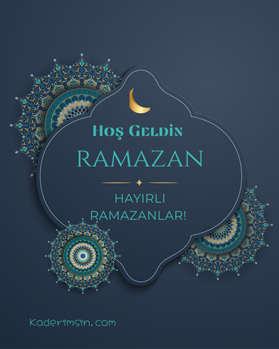 İftar vakti temalı Ramazan görseli, hurma ve su ile hazırlanan kompozisyon