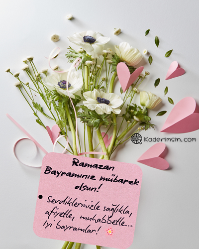 Bayram sevinci temalı görsel, konfeti ve sıcak renklerle tasarım