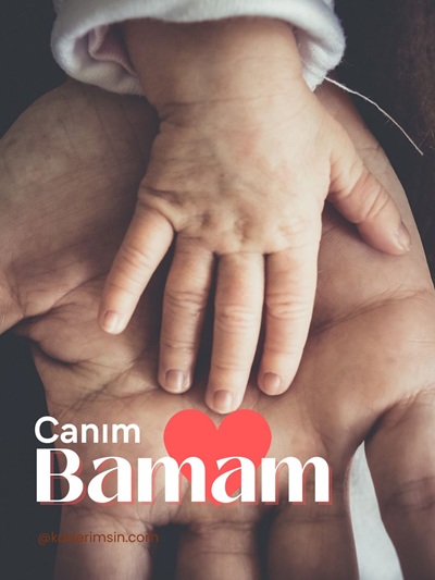 Babalar Günü için sevgi dolu yazılı özel kart tasarımı