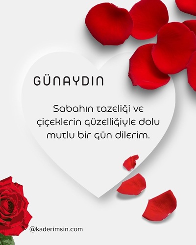 romantik günaydın mesajı