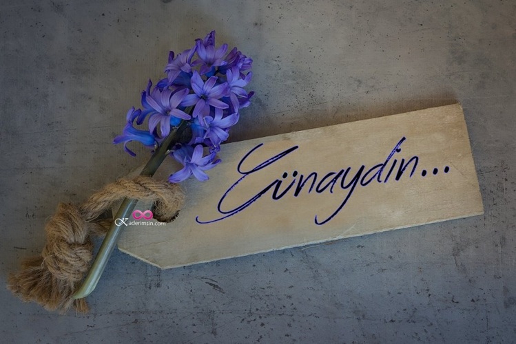 Güne neşeyle başlamak için hazırlanmış pozitif günaydın mesajı kartı