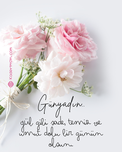 Kahve, güller ve notalarla romantik Günaydın tebrik görseli