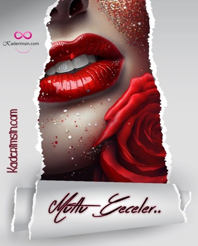 Kahve fincanı ve gül resmiyle hazırlanmış romantik günaydın kartı