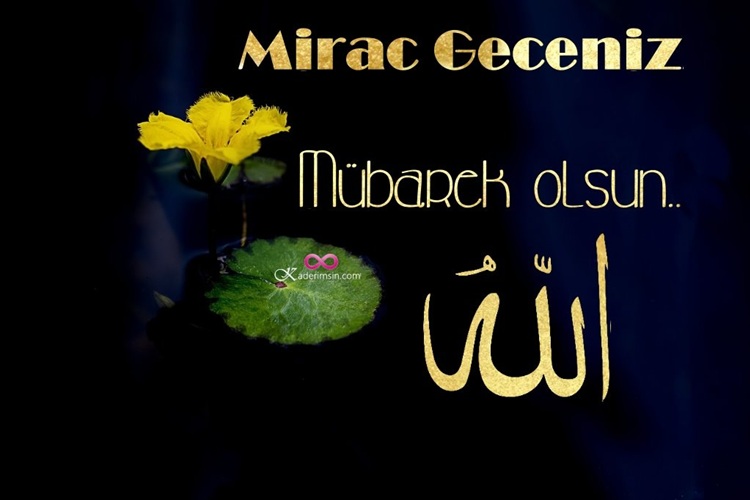 miraç kandili özel kartlar