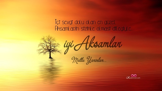 Ay ve yıldızlı gece temalı iyi akşam kartı