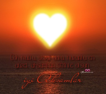 Lale ve papatya desenli iyi akşamlar kartı